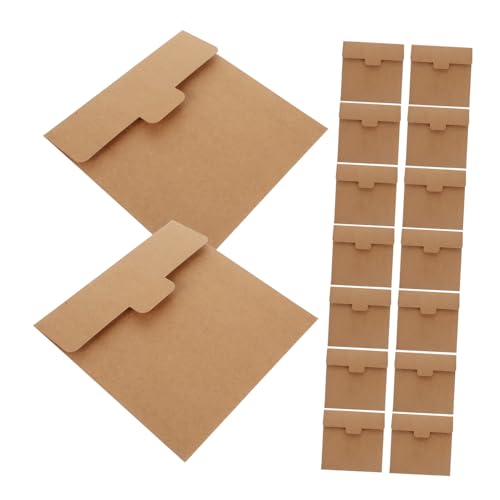 Mobestech 20 Stück Quadratische Kraftpapier-umschläge Dicke Braune Papierhüllen Robuste Verpackung für Schlüsselanhänger Karten Einladungen Scrapbooking Vielseitig Einsetzbar Mobestech 20 Stück Quadratische Kraftpapier-umschläge Dicke Braune Papierhüllen Robuste Verpackung für Schlüsselanhänger Karten Einladungen Scrapbooking Vielseitig Einsetzbar von Mobestech