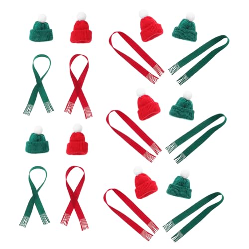 Mobestech 20 Stück Teiliges Mini Strickmützen und Schal Set Leichte und Strapazierfähige Weihnachtsmützen mit Schals für DIY Deko an Puppen Weinflaschen Weihnachtsbaum und Bastelprojekte Mobestech 20 Stück Teiliges Mini Strickmützen und Schal Set Leichte und Strapazierfähige Weihnachtsmützen mit Schals für DIY Deko an Puppen Weinflaschen Weihnachtsbaum und Bastelprojekte von Mobestech
