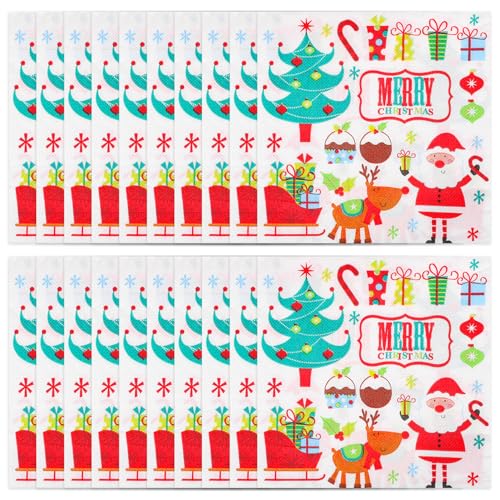 Mobestech 20 Stück Weihnachtsservietten mit Niedlichen Weihnachtsmotiven Einweg Papierservietten für Festliche Anlässe für Familienfeiern und Restaurantdekorationen Mobestech 20 Stück Weihnachtsservietten mit Niedlichen Weihnachtsmotiven Einweg Papierservietten für Festliche Anlässe für Familienfeiern und Restaurantdekorationen von Mobestech