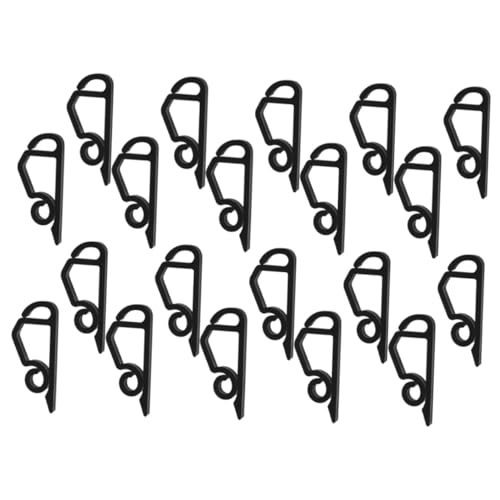 Mobestech 20Stücke Haken Schwarze Kunststoff Clips für Außenbeleuchtung Vielseitige Dachrinnen Klemmen für Lichterketten und Dekorationen zu Installieren Mobestech 20Stücke Haken Schwarze Kunststoff Clips für Außenbeleuchtung Vielseitige Dachrinnen Klemmen für Lichterketten und Dekorationen zu Installieren von Mobestech
