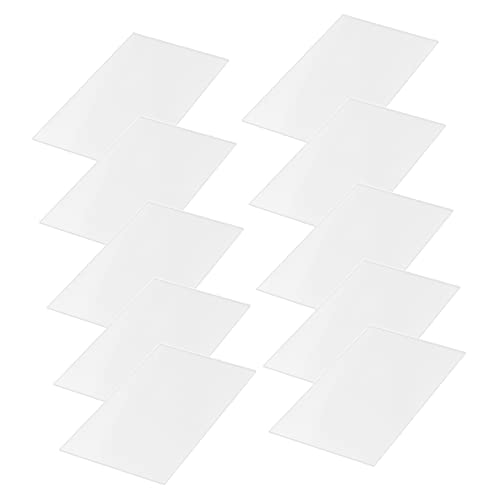 Mobestech 20Stücke Leere Acrylschilder für Hochzeiten Transparente Platzkarten für Tischdekoration Langlebige DIY Namensschilder für Veranstaltungen und Feiern aus Hochwertigem von Mobestech