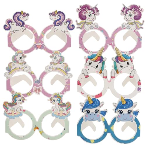 Mobestech 24 Paare Teiliges Einhorn Partydeko mit Kreativen Pappbrillen Bunte Geburtstagsdeko Leichte Einhorn Brillen als Mitgebsel für Kindergeburtstag Robust und Komfortabel zu Tragen Mobestech 24 Paare Teiliges Einhorn Partydeko mit Kreativen Pappbrillen Bunte Geburtstagsdeko Leichte Einhorn Brillen als Mitgebsel für Kindergeburtstag Robust und Komfortabel zu Tragen von Mobestech