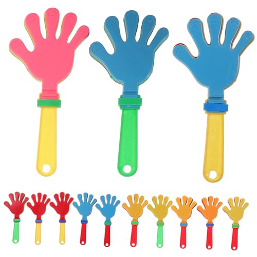 Mobestech 24 Stück Teiliges Bunte Handklatscher aus Kunststoff Geräuschvolle Cheer Noisemaker für Sportveranstaltungen Partys und Feiern Sichere und Tragbare Klatschgeräte für Erwachsene Mobestech 24 Stück Teiliges Bunte Handklatscher aus Kunststoff Geräuschvolle Cheer Noisemaker für Sportveranstaltungen Partys und Feiern Sichere und Tragbare Klatschgeräte für Erwachsene von Mobestech