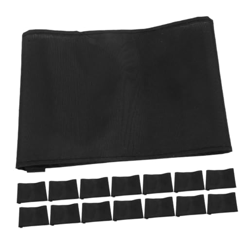 Mobestech 25 Stück Gedenkgottesdienst-Armbinde Handgelenksbänder Trauerbänder für Abzeichen Fußballkapitän Band Trauerarmband Schweißbänder Armbänder Stoff Black von Mobestech