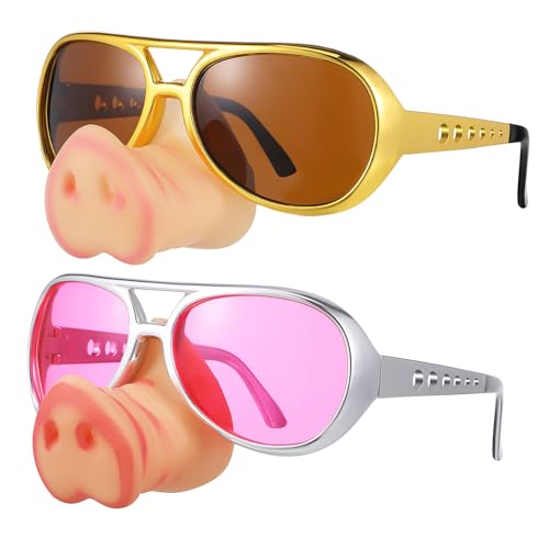 Mobestech 2Stücke Pig Nose Brillen für Kreative Halloween Sonnenbrillen für Kostümpartys Geburtstagsfeiern und Lustige Foto Requisiten Langlebig und Sicher Mobestech 2Stücke Pig Nose Brillen für Kreative Halloween Sonnenbrillen für Kostümpartys Geburtstagsfeiern und Lustige Foto Requisiten Langlebig und Sicher von Mobestech
