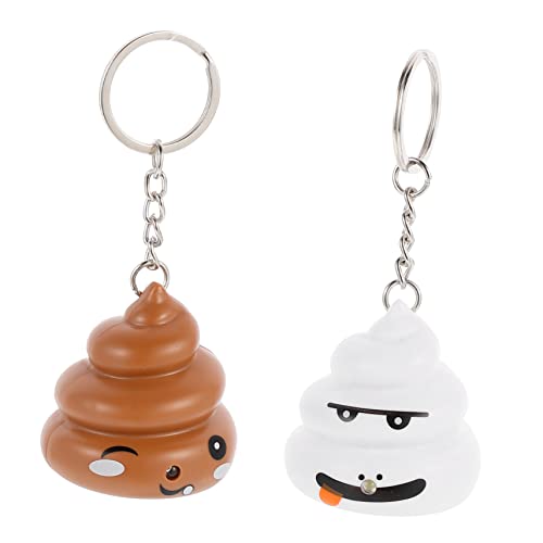 Mobestech 2Stücke Poop Schlüsselanhänger Lustige Handtaschen Dekore für Schlüssel Rucksäcke und Mobiltelefone Hochwertige und Geschenkidee für Freunde Mobestech 2Stücke Poop Schlüsselanhänger Lustige Handtaschen Dekore für Schlüssel Rucksäcke und Mobiltelefone Hochwertige und Geschenkidee für Freunde von Mobestech