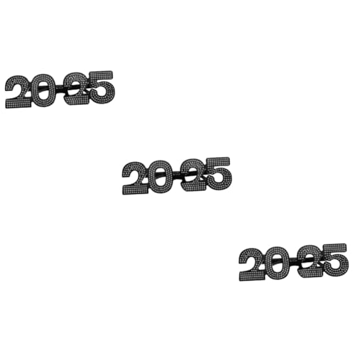 Mobestech 3 Paare lustige Brille klein Brillen anziehen Neujahrszahl-Brillen randlos 2025 Zahlenbrille Kostümzubehör für das neue Jahr Neujahrsbrille Partyzubehör Stk Black Mobestech 3 Paare lustige Brille klein Brillen anziehen Neujahrszahl-Brillen randlos 2025 Zahlenbrille Kostümzubehör für das neue Jahr Neujahrsbrille Partyzubehör Stk Black von Mobestech