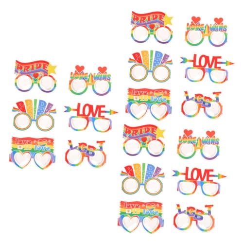 Mobestech 3 Sätze Pride Party Brille Bunte Papeterie Sonnenbrillen Für Lgbt Feiern Fotodeko Und Partyzubehör Für Unvergessliche Erinnerungen 6 Stücke * 3 Mobestech 3 Sätze Pride Party Brille Bunte Papeterie Sonnenbrillen Für Lgbt Feiern Fotodeko Und Partyzubehör Für Unvergessliche Erinnerungen 6 Stücke * 3 von Mobestech