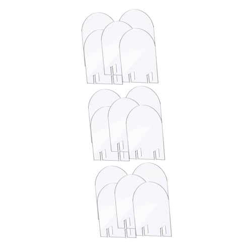 Mobestech 3 Sätze Teiliges Platzkarten Set Für Hochzeiten Und Feiern Klare Tischkartenhalter Für Hochzeitsdekoration Stabile Basis Für Verschiedene Anlässe 5 Stück * 3 von Mobestech