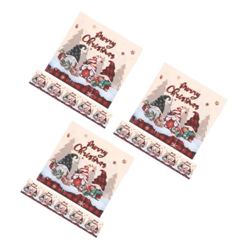 Mobestech 3 Sätze Weihnachtsservietten Bedruckte Weihnachtsservietten Mit Gnome Dekorative Einweg Servietten Für Geburtstagsfeiern Und Festliche Anlässe Vielseitig Einsetzbar 20 Stück * 3 Mobestech 3 Sätze Weihnachtsservietten Bedruckte Weihnachtsservietten Mit Gnome Dekorative Einweg Servietten Für Geburtstagsfeiern Und Festliche Anlässe Vielseitig Einsetzbar 20 Stück * 3 von Mobestech