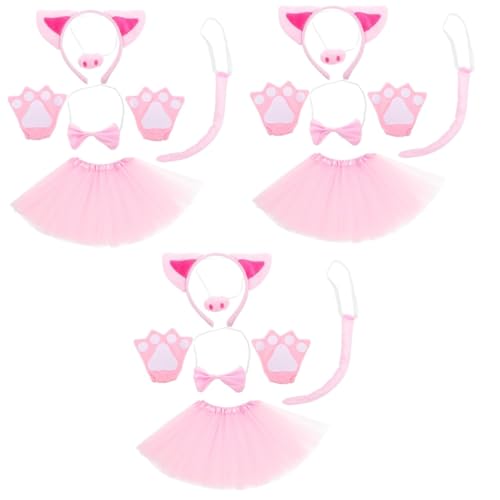 Mobestech 3 Sets Cartoon Schwein Kostüm Zubehör Schweine Charakter Schweineohren Stirnband Und Ohren Rock Requisiten Schwein Erwachsene Schwein Stirnband Kostüme Mädchen Party Anzug Buzz Mobestech 3 Sets Cartoon Schwein Kostüm Zubehör Schweine Charakter Schweineohren Stirnband Und Ohren Rock Requisiten Schwein Erwachsene Schwein Stirnband Kostüme Mädchen Party Anzug Buzz von Mobestech