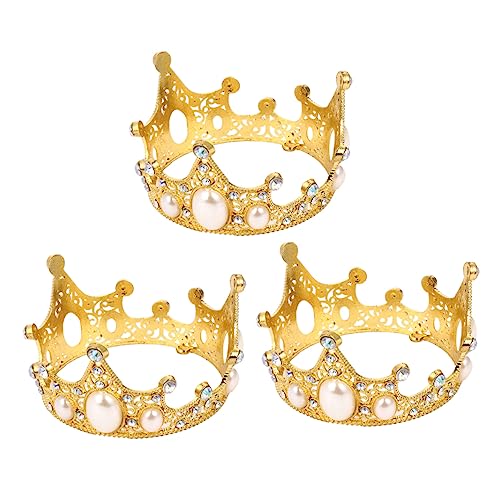 Mobestech 3 Stück Teiliges Cake Crown Topper Set Goldene Kuchenornamente Tiaraartige Tortendeko für Geburtstage Hochzeiten Partys und Königliche Feiern Stilvolle Tischdekoration Mobestech 3 Stück Teiliges Cake Crown Topper Set Goldene Kuchenornamente Tiaraartige Tortendeko für Geburtstage Hochzeiten Partys und Königliche Feiern Stilvolle Tischdekoration von Mobestech