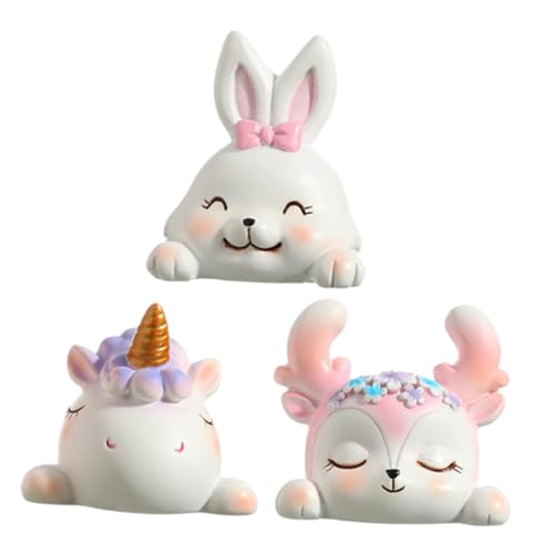 Mobestech 3 Stück Teiliges Tierfiguren Notizhalter Kreative und Süße Tier Memo Clips aus Resin für Büro Zuhause und Hochzeiten Langlebig und Vielseitig Einsetzbar von Mobestech