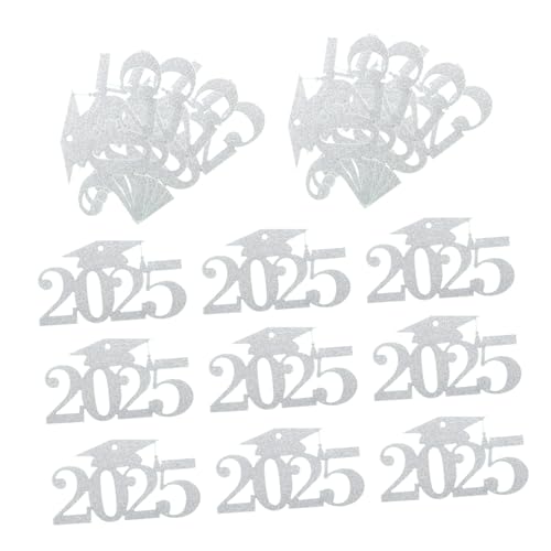 Mobestech 30 Stück 2025 Stück Papier Grad-cap-ausschnitte Grad Ausschnitte Für Abschlusskappen Abschluss Zubehör Dekoration Diplom Konfetti Schild Abschlusstischdekor Etikett Silver Mobestech 30 Stück 2025 Stück Papier Grad-cap-ausschnitte Grad Ausschnitte Für Abschlusskappen Abschluss Zubehör Dekoration Diplom Konfetti Schild Abschlusstischdekor Etikett Silver von Mobestech