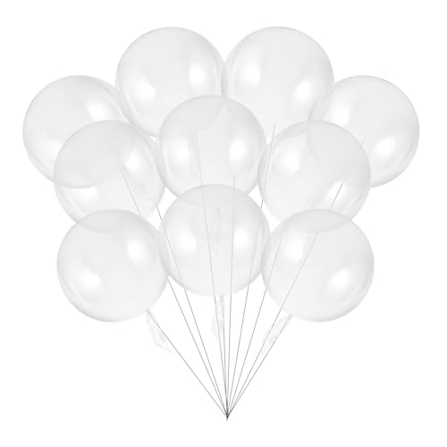Mobestech 35 Stück Bobo-ball Luftballons Klarer Ballon Ballondekorationen Für Hochzeiten Klare Blasenballons Plastik Transparent von Mobestech