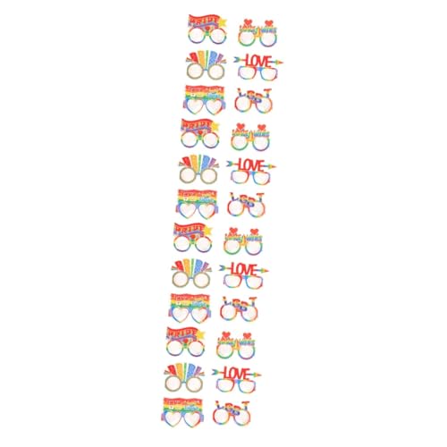 Mobestech 4 Sätze Teiliges Set Papierbrillen Für Lgbt Pride Lustige Kostümbrillen Für Partys Und Fotoshootings Für Feierlichkeiten Und Regenbogen Dekorationen 6 Stück * 4 Mobestech 4 Sätze Teiliges Set Papierbrillen Für Lgbt Pride Lustige Kostümbrillen Für Partys Und Fotoshootings Für Feierlichkeiten Und Regenbogen Dekorationen 6 Stück * 4 von Mobestech