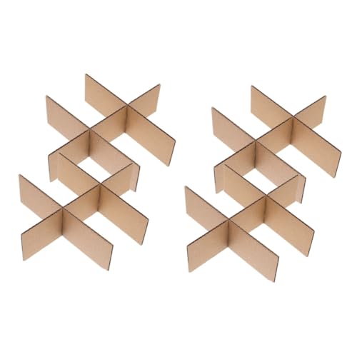 Mobestech 4 Set-Boxen Obstkarton gewellte Zellteiler Trennwand für Kartons Verpackungsboxen für Glasgeschirr Verpackungskisten für den Umzug Boxenteiler für Glas Trennwände für Kisten Papier Mobestech 4 Set-Boxen Obstkarton gewellte Zellteiler Trennwand für Kartons Verpackungsboxen für Glasgeschirr Verpackungskisten für den Umzug Boxenteiler für Glas Trennwände für Kisten Papier von Mobestech