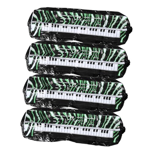 Mobestech 4 Stück Aufblasbare Keyboard Instrumente Partydekoration für Themenfeiern Dekoration für Musik Events Kreative Aufblasbare Elektronische Klaviere für Festliche Anlässe von Mobestech