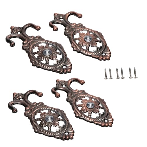 Mobestech 4 Stück Europäischer Vorhang Raffhalter Wandmontierter Vorhang Halter für Zuhause Büro und Hotel Einfache Installation Klassisches Design Vielseitig Wandhaken Nutzbar Mobestech 4 Stück Europäischer Vorhang Raffhalter Wandmontierter Vorhang Halter für Zuhause Büro und Hotel Einfache Installation Klassisches Design Vielseitig Wandhaken Nutzbar von Mobestech