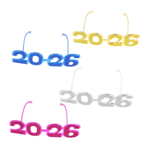 Mobestech 4 Stück Leichte Party Accessoires für Erwachsene für Abschlussfeiern Neujahrsfeiern und Dekorationen Bunten Farben von Mobestech