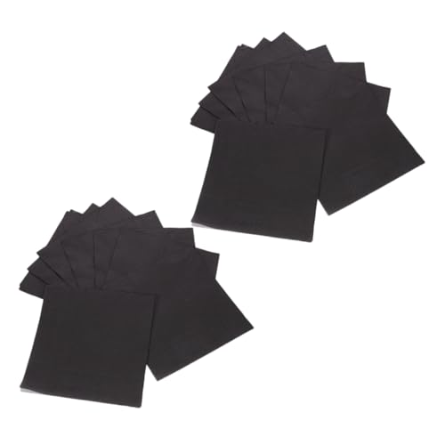 Mobestech 40 Stück Mittagsserviette Servietten Für Geburtstagsfeiern Getränkeservietten Dessert Servietten Urlaub Servietten Serviettenparty Servietten Zum Geburtstag Papier Schwarz Mobestech 40 Stück Mittagsserviette Servietten Für Geburtstagsfeiern Getränkeservietten Dessert Servietten Urlaub Servietten Serviettenparty Servietten Zum Geburtstag Papier Schwarz von Mobestech