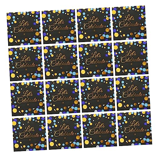 Mobestech 40 Stück Papierserviette goldene Servietten Geschirr für Abschlussfeiern geschirrtücher Servietten aus Papier Abschluss Serviette jungfräulicher Zellstoff Black Mobestech 40 Stück Papierserviette goldene Servietten Geschirr für Abschlussfeiern geschirrtücher Servietten aus Papier Abschluss Serviette jungfräulicher Zellstoff Black von Mobestech