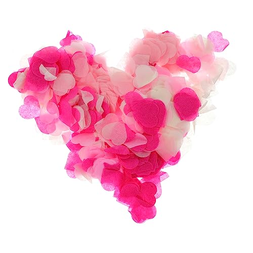 Mobestech 4er Packung Herzförmiges Papierkonfetti für Hochzeit Valentinstag Partydekorationen Biologisch Abbaubares Leichtes Konfetti Tiefrosa Fleischrosa Cremeweiß pro Packung Mobestech 4er Packung Herzförmiges Papierkonfetti für Hochzeit Valentinstag Partydekorationen Biologisch Abbaubares Leichtes Konfetti Tiefrosa Fleischrosa Cremeweiß pro Packung von Mobestech