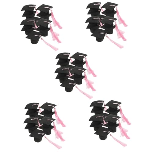 Mobestech 5 Stück Abschlusstorte Ornament Mini -Abschlusshüte Kappe grad kuchen Topper Dekorationen Party Cake Picks Cupcake-Dekore für den Abschluss Polyester Black Mobestech 5 Stück Abschlusstorte Ornament Mini -Abschlusshüte Kappe grad kuchen Topper Dekorationen Party Cake Picks Cupcake-Dekore für den Abschluss Polyester Black von Mobestech