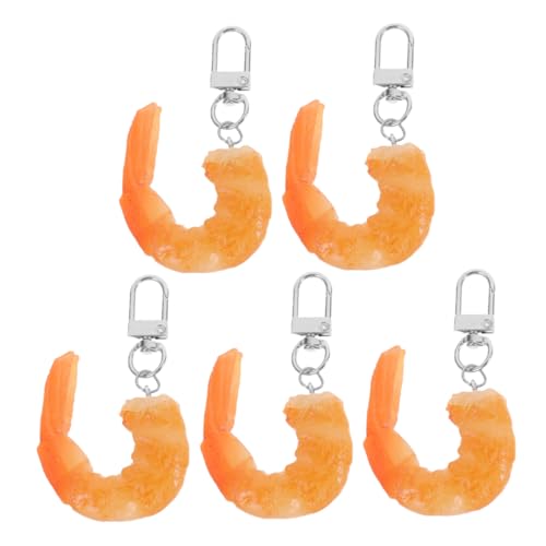 Mobestech 5 Stück Garnelen-schlüsselanhänger Mini Geldbeutel Simulieren Party Simulation Lebensmittel Anhänger Künstliche Geschälte Garnelen Künstliche Austern Rucksack-anhänger Orange Pvc Mobestech 5 Stück Garnelen-schlüsselanhänger Mini Geldbeutel Simulieren Party Simulation Lebensmittel Anhänger Künstliche Geschälte Garnelen Künstliche Austern Rucksack-anhänger Orange Pvc von Mobestech