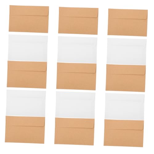 Mobestech 50 Stück Einladungsumschlag Umschläge für Urlaubskarten kleine Umschläge Kartenumschläge Süße Umschläge Briefumschläge Umschläge selbstklebend Papier von Mobestech