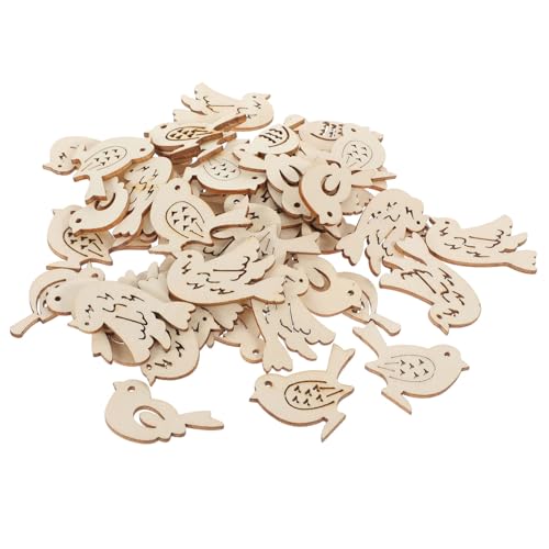 Mobestech 50 Stück Unlackierte Holzvögel Anhänger Diy Bastelbedarf für Kreative Dekorationen für Weihnachtsbaum Karten und Festtagsornamente Mobestech 50 Stück Unlackierte Holzvögel Anhänger Diy Bastelbedarf für Kreative Dekorationen für Weihnachtsbaum Karten und Festtagsornamente von Mobestech