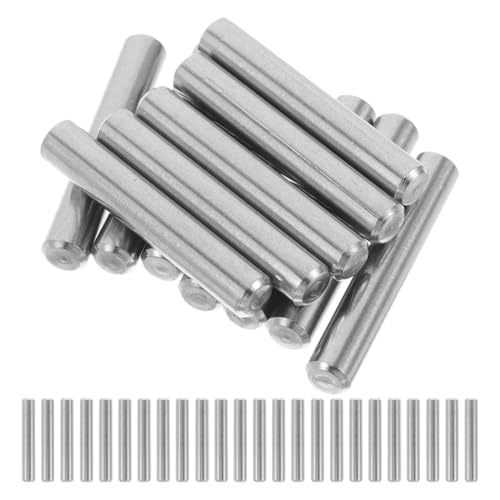 Mobestech 50 Stück Zylindrische Dübelstifte Präzisionsstifte für Regalstützen Mechanische Montage und Hohe Belastungen Hohe Härte und Verschleißfestigkeit für Maschinenreparaturen von Mobestech
