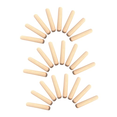 Mobestech 500 Stück Dübel Runde Unbehandelte Holzstäbe Für Diy Bastelprojekte Möbelreparatur Modellbau Präzise Gefräst Für Sichere Verbindung von Mobestech