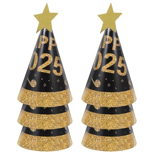 Mobestech 6 Stück Schwarzer Papierhut Für Die Neujahrsparty Kegelhut Hüte Pailletten Neujahrsdekorationen Neujahrsparty Zubehör Dekorationen Papierhut Für Neujahrsparty Mobestech 6 Stück Schwarzer Papierhut Für Die Neujahrsparty Kegelhut Hüte Pailletten Neujahrsdekorationen Neujahrsparty Zubehör Dekorationen Papierhut Für Neujahrsparty von Mobestech