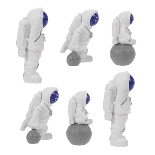 Mobestech 6 Stück Teiliges Mini Astronaut Resin Detailreiche Weltraum Figuren Lebendige Kuchen Dekoration für Geburtstagsfeier Planet Themenparty Einzigartige Cupcake Topper Kreative Party Mobestech 6 Stück Teiliges Mini Astronaut Resin Detailreiche Weltraum Figuren Lebendige Kuchen Dekoration für Geburtstagsfeier Planet Themenparty Einzigartige Cupcake Topper Kreative Party von Mobestech