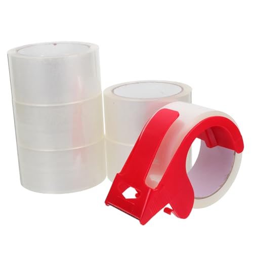 Mobestech 6 Teiliges Klebeband Verschließer Set Beutelverschlussband Transparentes Verpackungsband Klebebandverschluss Für Beutel Umzugsband Für Kartons Starkes Packband Mobestech 6 Teiliges Klebeband Verschließer Set Beutelverschlussband Transparentes Verpackungsband Klebebandverschluss Für Beutel Umzugsband Für Kartons Starkes Packband von Mobestech