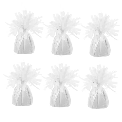 Mobestech 6Stücke Ballon Schwerkraftgewichte Ballongewichte für Hochzeiten und Geburtstagsfeiern zu Verwenden Stabilisiert Heliumballons von Mobestech