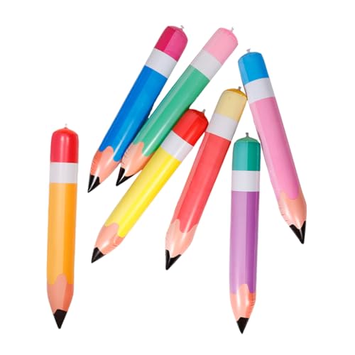 Mobestech 7 Stück aufblasbarer Bleistift große aufblasbare Bleistifte riesige aufblasbare Bleistifte Bleistift aufblasbar Kindergarten Ballons aufblasbare Bleistiftstütze Bleistiftdekore PVC Mobestech 7 Stück aufblasbarer Bleistift große aufblasbare Bleistifte riesige aufblasbare Bleistifte Bleistift aufblasbar Kindergarten Ballons aufblasbare Bleistiftstütze Bleistiftdekore PVC von Mobestech