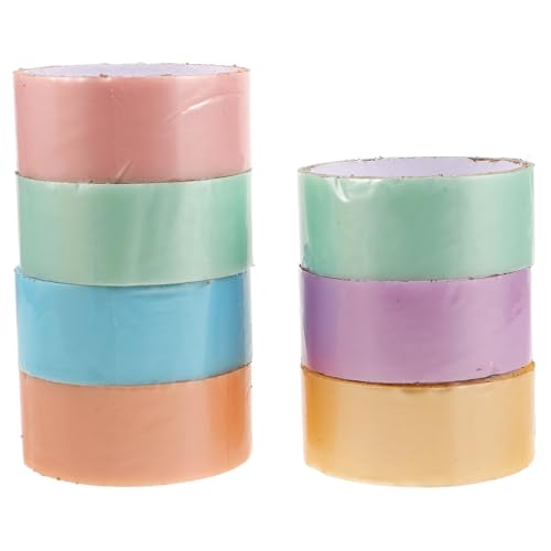 Mobestech 7Roll Teiliges Extra Breites Wasserdichtes Klebeband in Regenbogenfarben Stark Haftendes Diy-klebeband für Bastel- Verpackungs Reparaturprojekte Geeignet für Schule und Zuhause von Mobestech