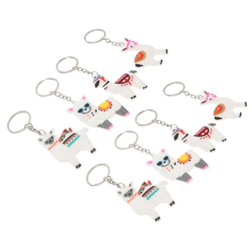 Mobestech 8Stücke Teiliges Alpaka Schlüsselanhänger Lustige Tieranhänger für Taschen und Rucksäcke Einzigartige Dekoration für Schlüssel und Partys Mobestech 8Stücke Teiliges Alpaka Schlüsselanhänger Lustige Tieranhänger für Taschen und Rucksäcke Einzigartige Dekoration für Schlüssel und Partys von Mobestech