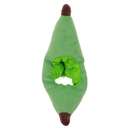 Mobestech Bananenhut Verkleidung Erwachsene Lustige Bananenform Mütze aus Baumwolle Vielseitiges Party-accessoire für Halloween Cosplay Foto Requisiten Familienfeiern von Mobestech