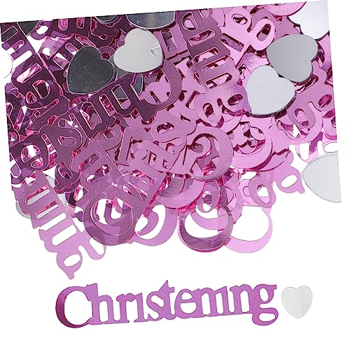 Mobestech Christening Confetti für Tischdekorationen Shower Tischstreu Dekorative Streu für Taufen und Feiern und Christening Design Partys und DIY Projekte von Mobestech