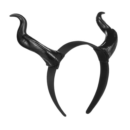 Mobestech Devil Horns Headband mit Feiner Verarbeitung Auffälligem Halloween-design Vielseitigem Cosplay-zubehör für Party Maskenball und Bühnenauftritte für Teufel Dämonenkostüme von Mobestech