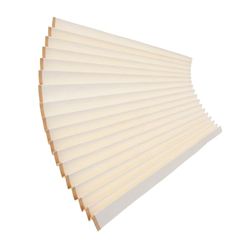 Mobestech Faltfächer Blanko Oberfläche für Diy Dekoration Leichtes Faltbares Material für Fächergestaltung Kreative Projekte und Jedem für Bastelenthusiasten von Mobestech