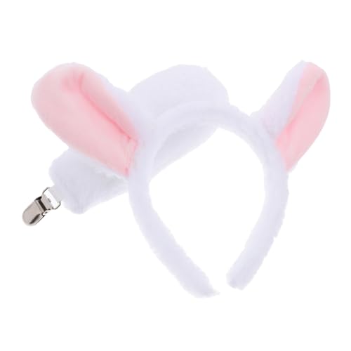Mobestech Flauschiges Lamm Stirnband Satz aus Plüsch Süßes Schaf Ohr Haarband für Partys Bequemes Kostüm Accessoire für Erwachsene und Kinder für Karneval Halloween und Cosplay Mobestech Flauschiges Lamm Stirnband Satz aus Plüsch Süßes Schaf Ohr Haarband für Partys Bequemes Kostüm Accessoire für Erwachsene und Kinder für Karneval Halloween und Cosplay von Mobestech