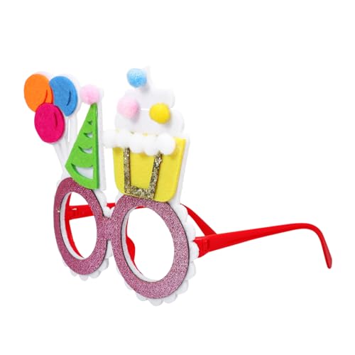 Mobestech Geburtstagsfeier Brillen Requisiten für Fotos Lustige Filzbrille aus Kunststoff Leuchtende Farben Tragbar für Erwachsene Gastgeschenk für Party Events Mobestech Geburtstagsfeier Brillen Requisiten für Fotos Lustige Filzbrille aus Kunststoff Leuchtende Farben Tragbar für Erwachsene Gastgeschenk für Party Events von Mobestech