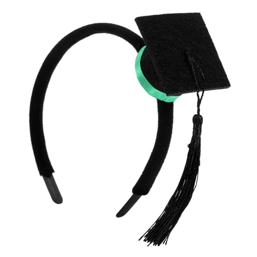 Mobestech Graduierungskappen-Stirnband Stirnband für Abschlusskappen grad cap haarband dekorativ Modisch multifunktionaler Kopfschmuck Cosplay-Kopfschmuck Plüschstoffe Green Mobestech Graduierungskappen-Stirnband Stirnband für Abschlusskappen grad cap haarband dekorativ Modisch multifunktionaler Kopfschmuck Cosplay-Kopfschmuck Plüschstoffe Green von Mobestech