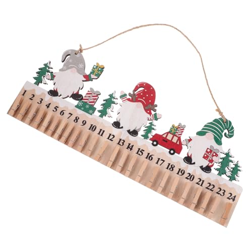 Mobestech Hängendes Weihnachtsdekor Mit Adventskalender Dekoratives Türschild Für Festliche Holz Grußkartenhalter Für Weihnachtsüberraschungen Mobestech Hängendes Weihnachtsdekor Mit Adventskalender Dekoratives Türschild Für Festliche Holz Grußkartenhalter Für Weihnachtsüberraschungen von Mobestech
