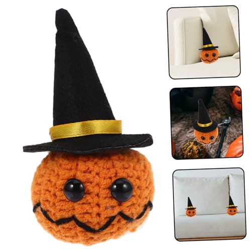 Mobestech Halloween Kürbis Puppe Plüschtier Gehäkelte Miniatur Kürbisdekoration Weiches Halloween Tischornament für Party und Heimdekoration Leichtes Kuschelspielzeug mit Mobestech Halloween Kürbis Puppe Plüschtier Gehäkelte Miniatur Kürbisdekoration Weiches Halloween Tischornament für Party und Heimdekoration Leichtes Kuschelspielzeug mit von Mobestech