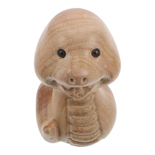 Mobestech Handgefertigte Holzfigur Schlange aus Naturholz für Feng Shui Deko für Jahr der Schlange für Neujahrs und Frühlingsfestfeiern Mobestech Handgefertigte Holzfigur Schlange aus Naturholz für Feng Shui Deko für Jahr der Schlange für Neujahrs und Frühlingsfestfeiern von Mobestech
